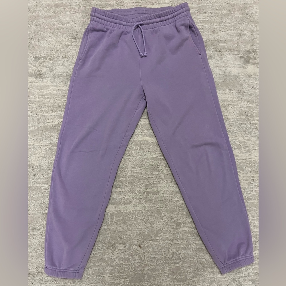 TNA Cozy Fleece Boyfriend Lavender Joggers